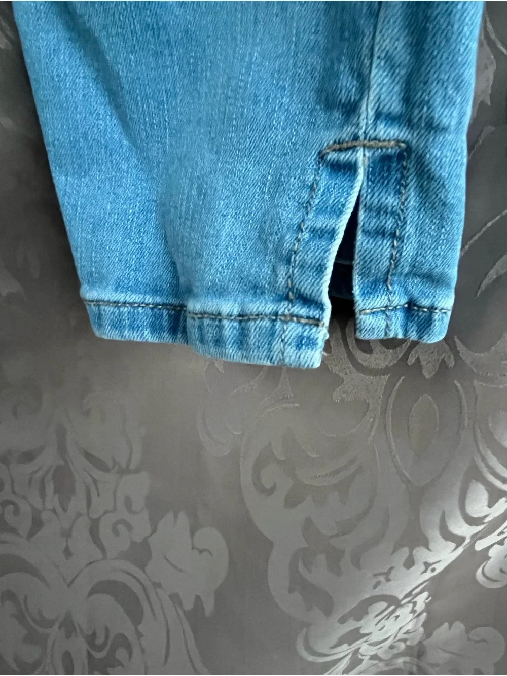 The Children's Place Light Blue Jeans with Hello Kitty Patch
